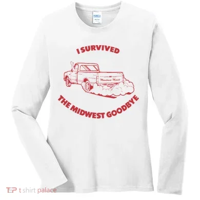 I Survived The Midwest Goodbye Women's Long Sleeve Shirt