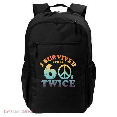 I Survived The Sixties 60s Twice Backpack