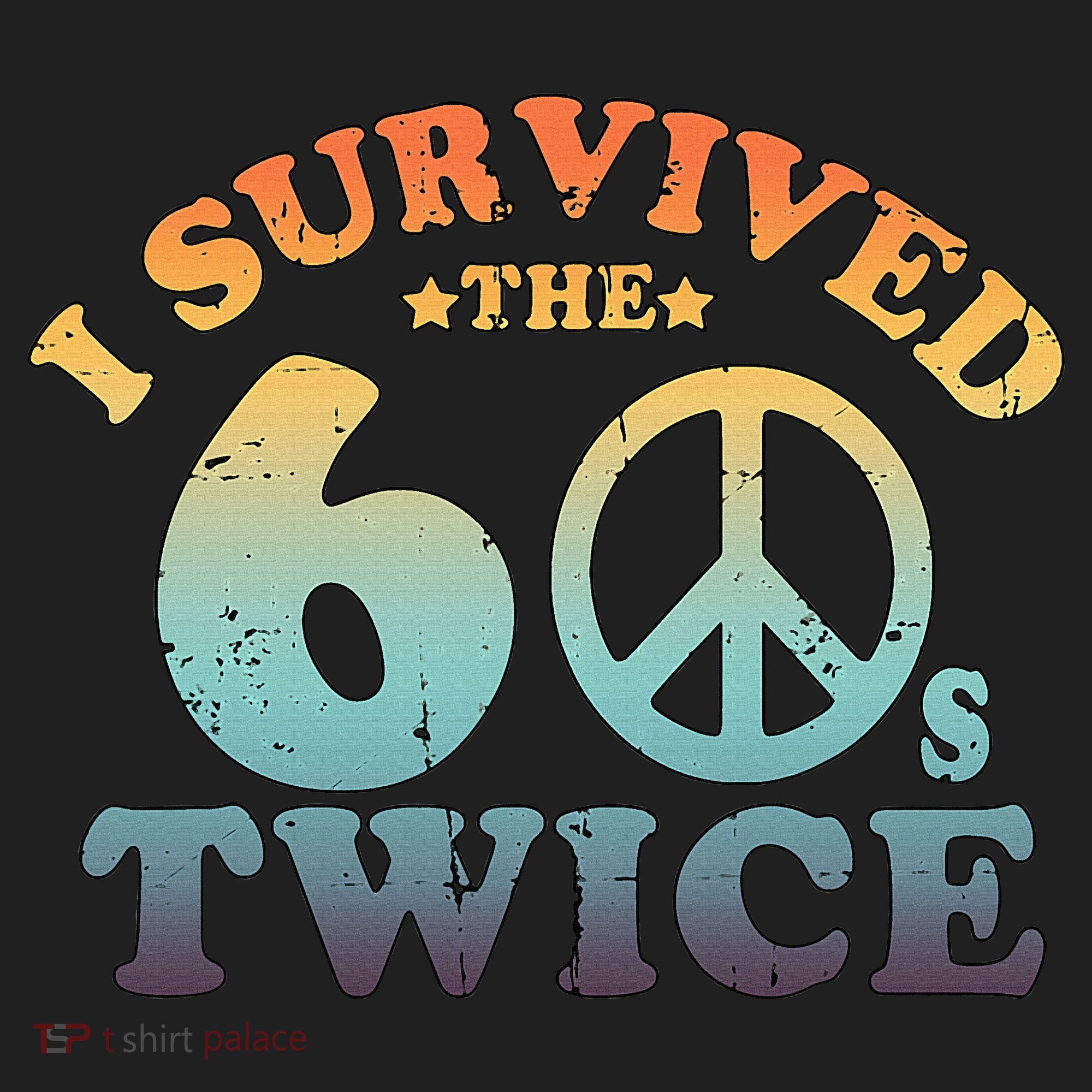 I Survived The Sixties 60s Twice Beanie