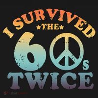 I Survived The Sixties 60s Twice Pajama Set thumb 2