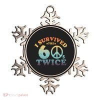 I Survived The Sixties 60s Twice Ornament thumb 0