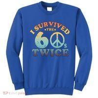 I Survived The Sixties 60s Twice Sweatshirt thumb 0