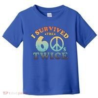 I Survived The Sixties 60s Twice Toddler T-Shirt thumb 0