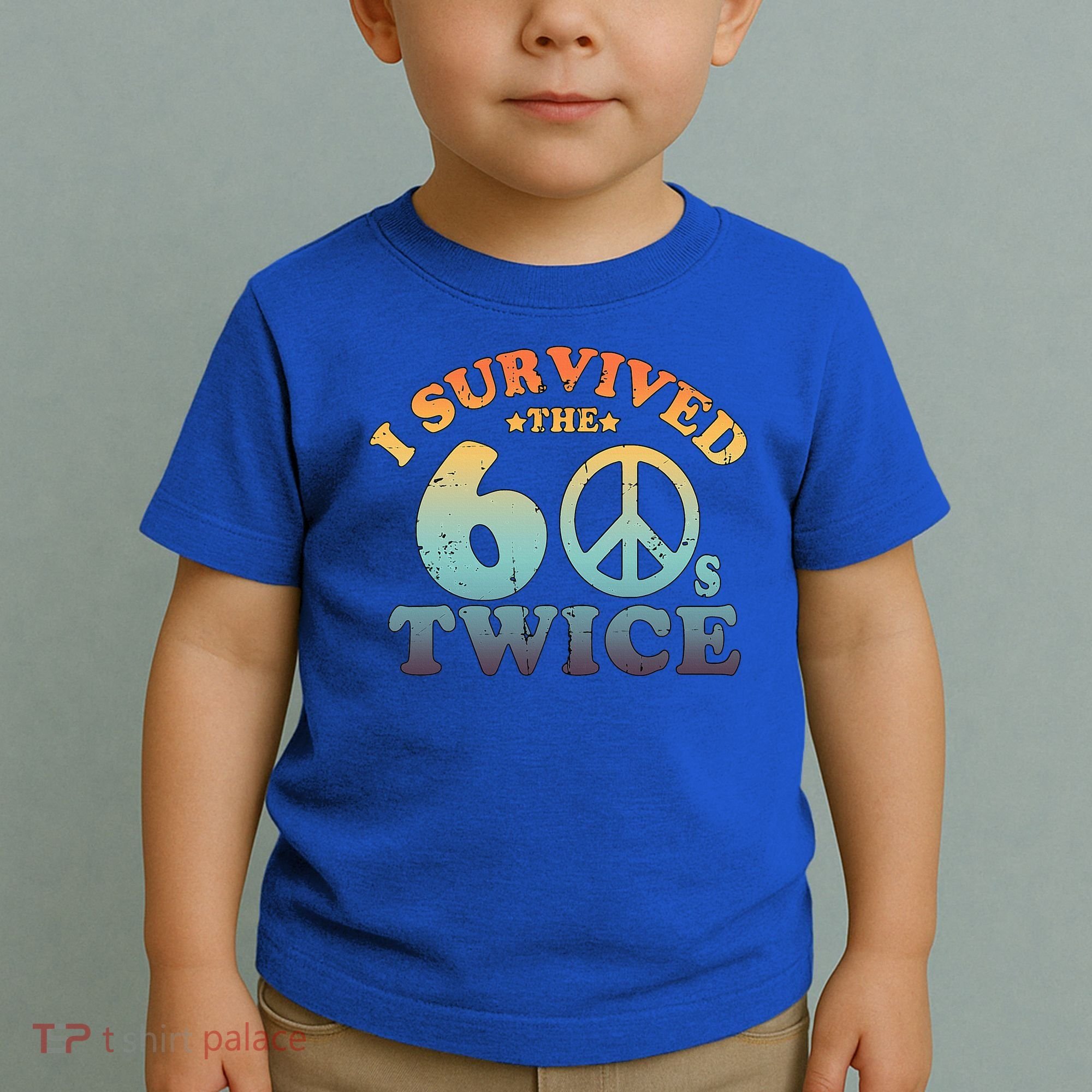 I Survived The Sixties 60s Twice Toddler T-Shirt