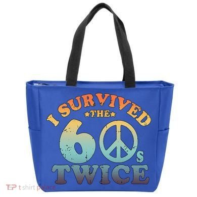 I Survived The Sixties 60s Twice Tote Bag