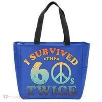 I Survived The Sixties 60s Twice Tote Bag thumb 0