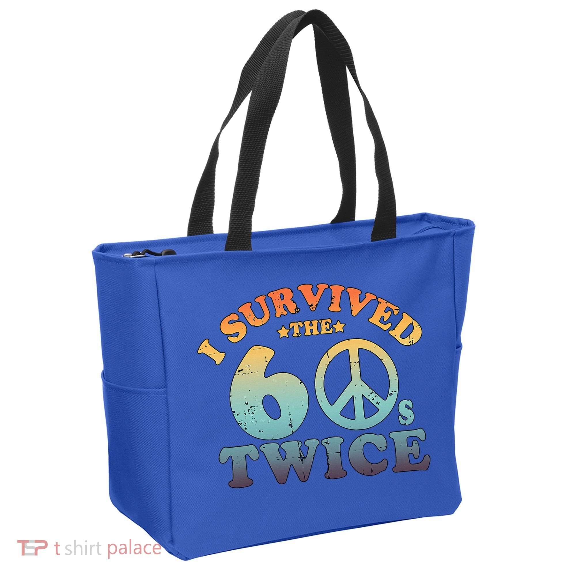 I Survived The Sixties 60s Twice Tote Bag