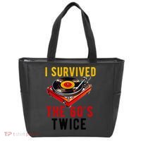 I Survived The 60s Sixties Twice 70th Birthday 60th Tote Bag thumb 0