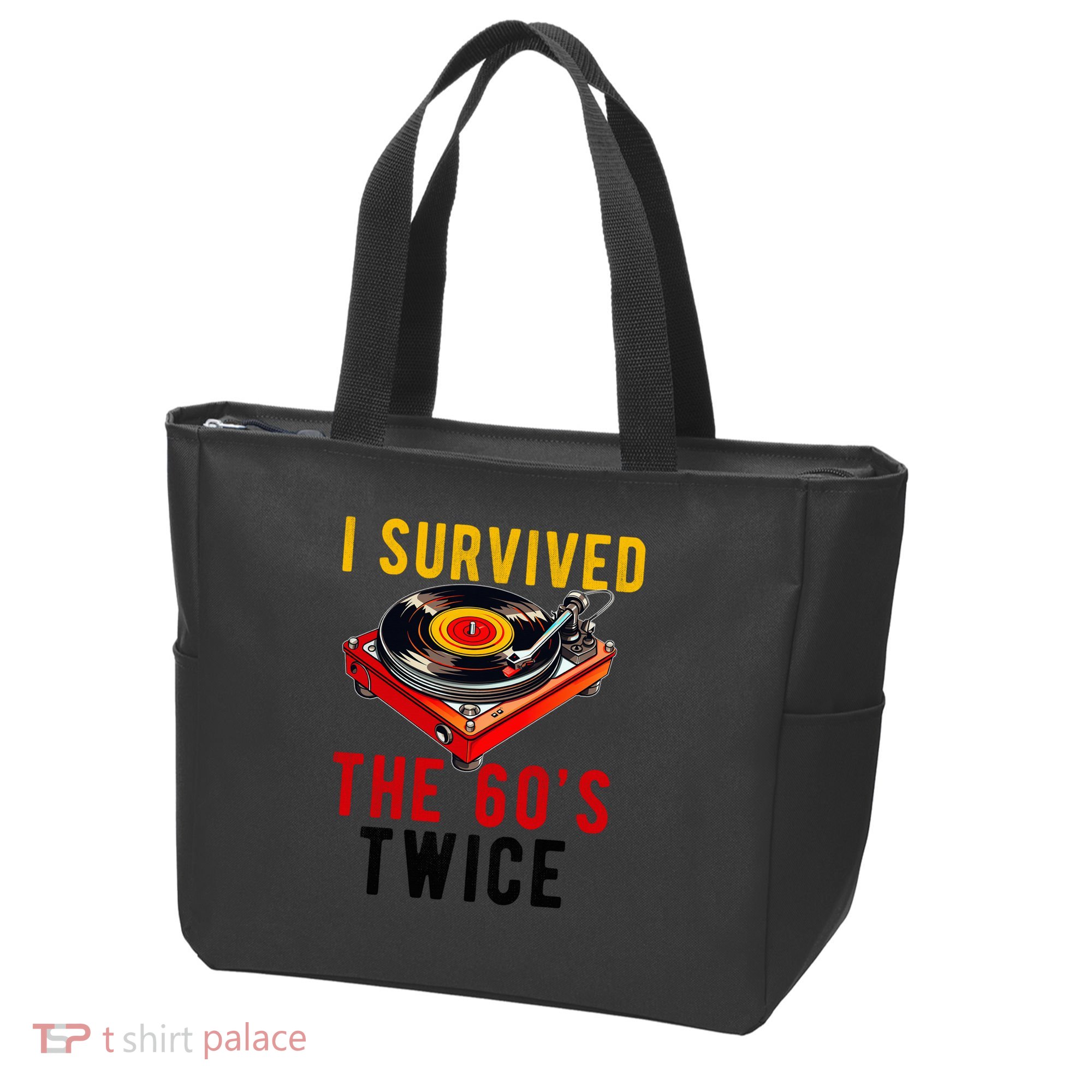 I Survived The 60s Sixties Twice 70th Birthday 60th Tote Bag