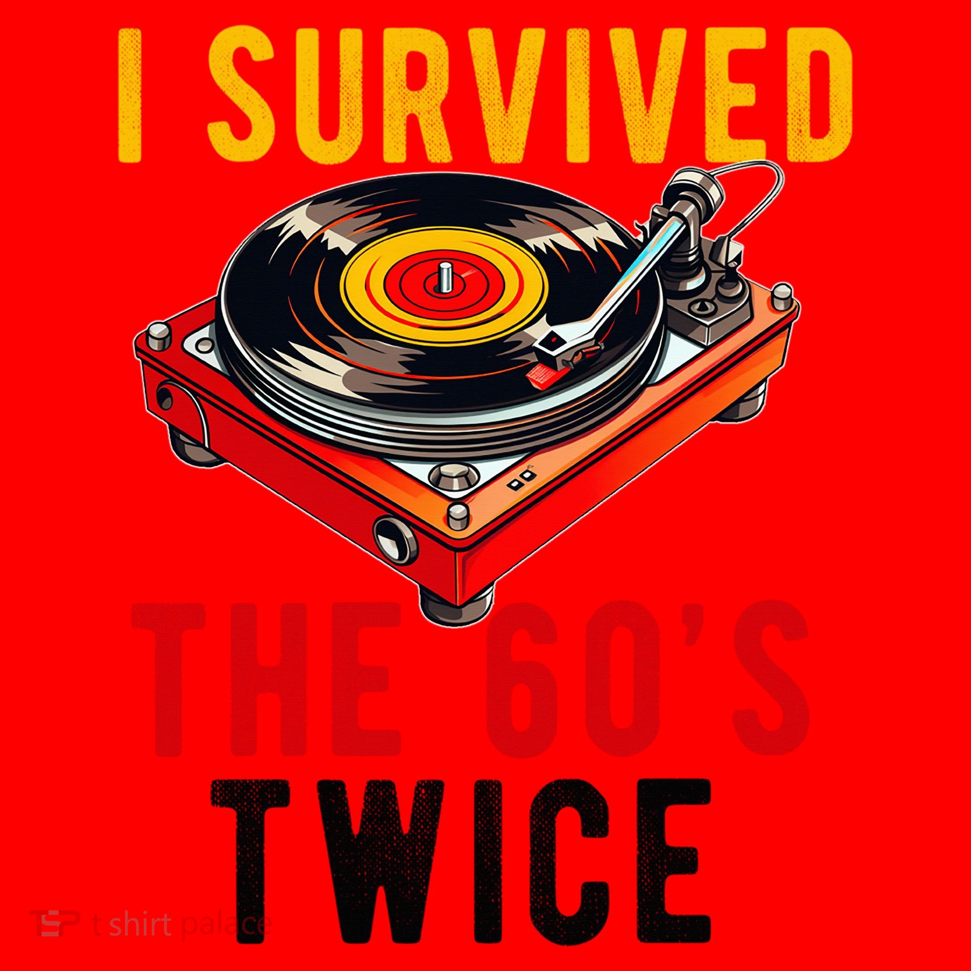 I Survived The 60s Sixties Twice 70th Birthday 60th Santa Hat