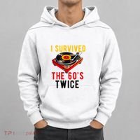 I Survived The 60s Sixties Twice 70th Birthday 60th Hoodie thumb 0