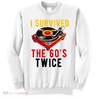 I Survived The 60s Sixties Twice 70th Birthday 60th Sweatshirt thumb 0