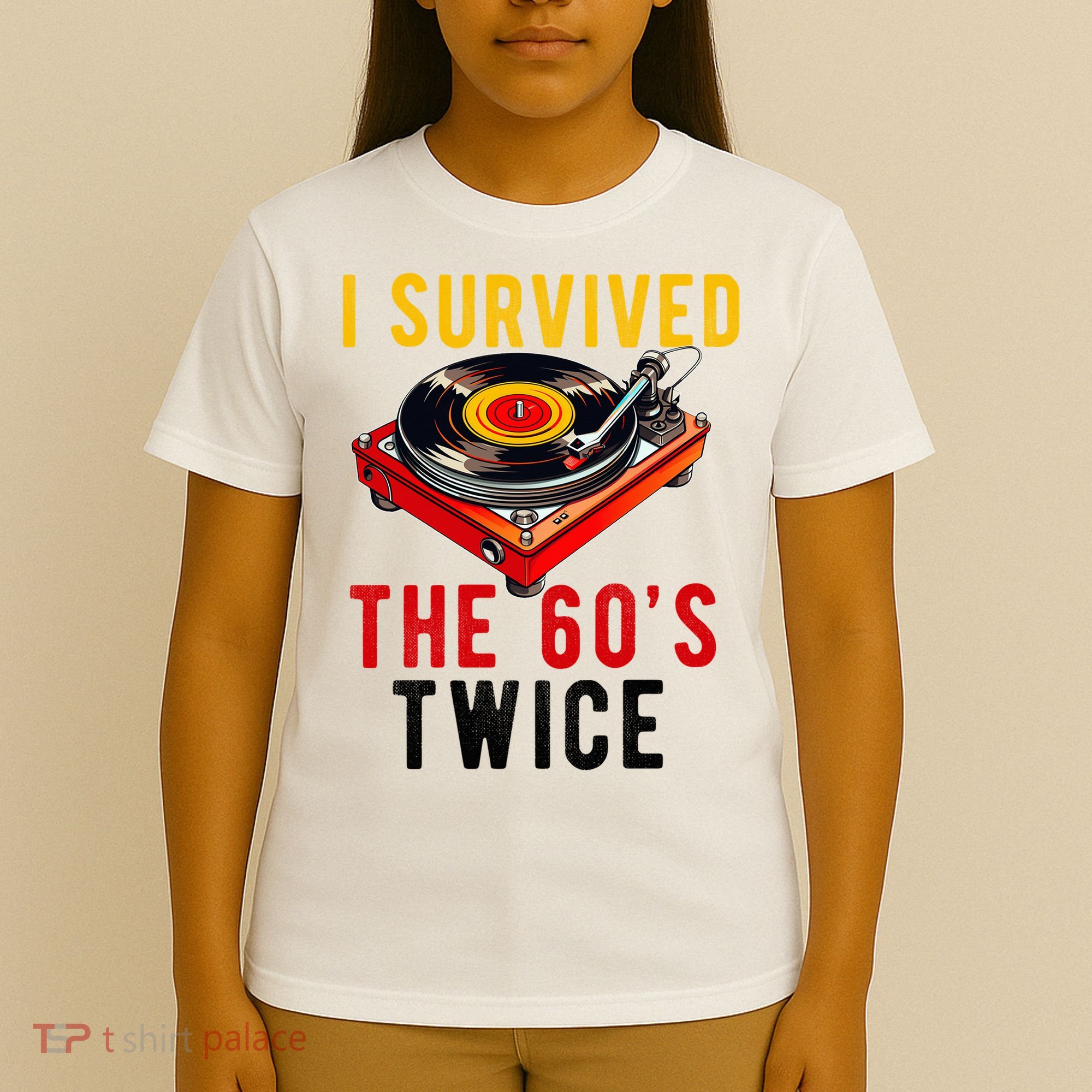 I Survived The 60s Sixties Twice 70th Birthday 60th T-Shirt