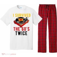 I Survived The 60s Sixties Twice 70th Birthday 60th Pajama Set thumb 0