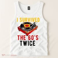 I Survived The 60s Sixties Twice 70th Birthday 60th Tank Top thumb 2