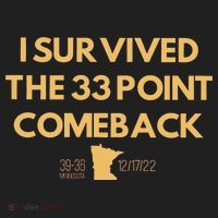 I Survived The 33 Point Comeback Tumbler thumb 3