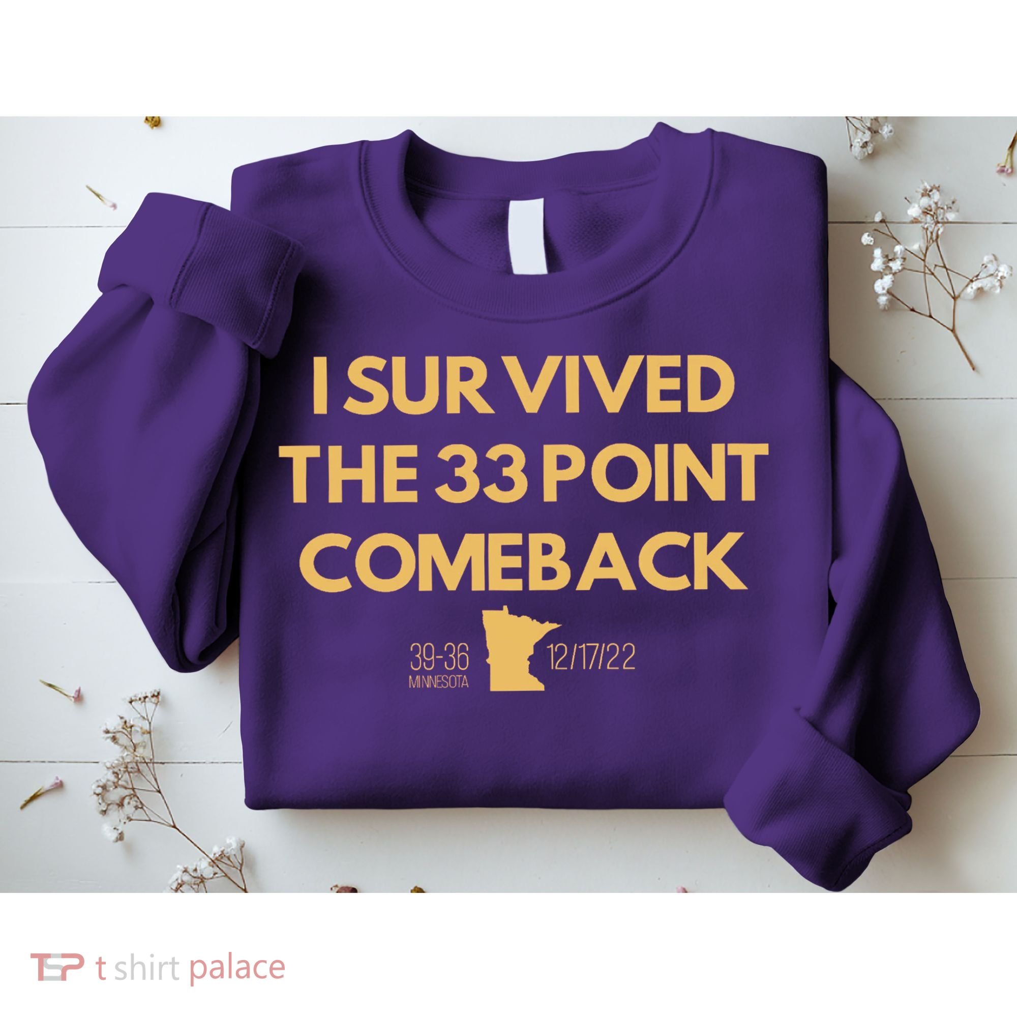 I Survived The 33 Point Comeback Sweatshirt