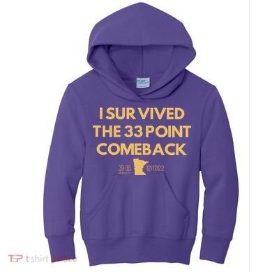 I Survived The 33 Point Comeback Kids Hoodie