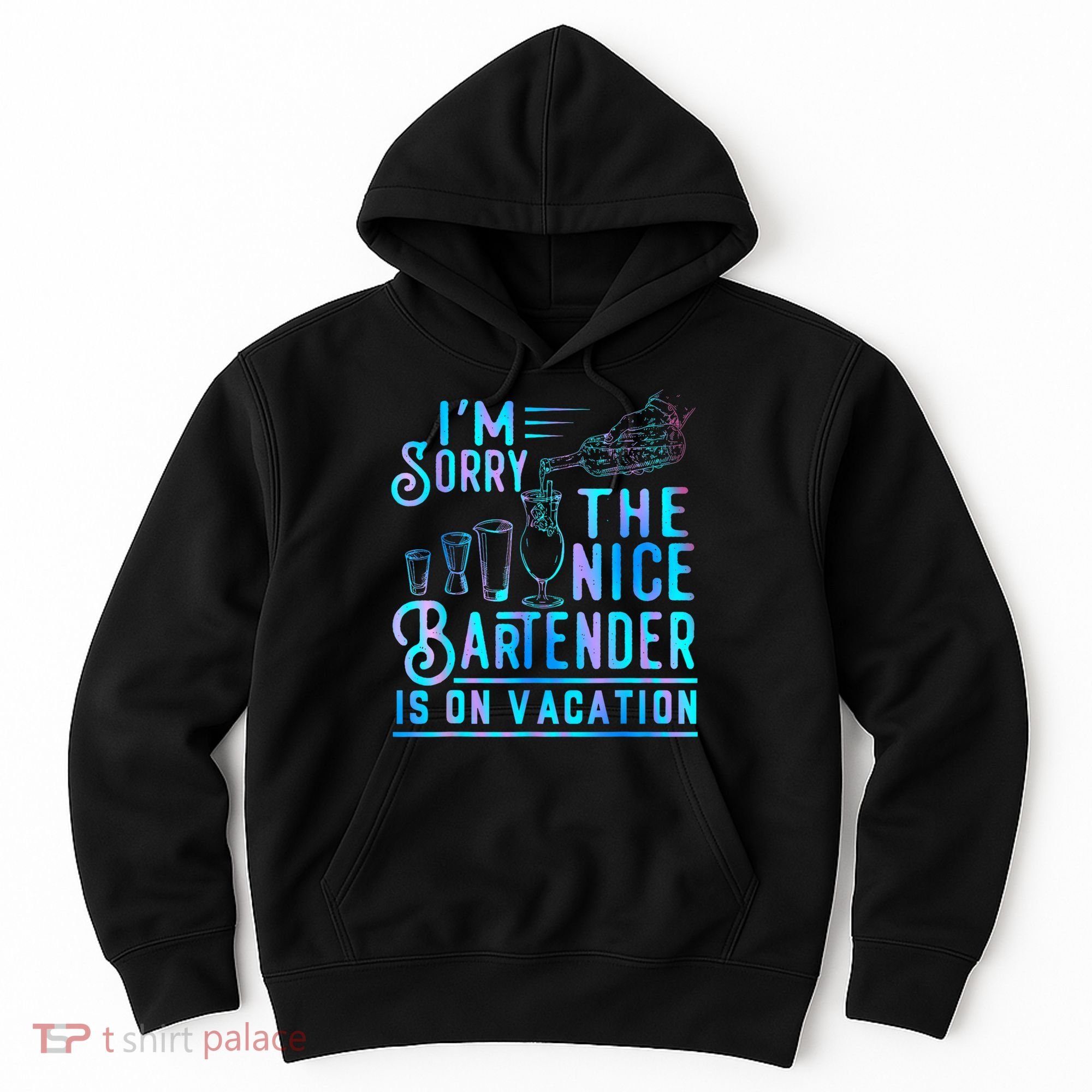 IM Sorry The Nice Bartender Is On Vacation Funny Hoodie