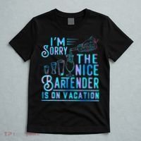 IM Sorry The Nice Bartender Is On Vacation Funny T-Shirt thumb 5