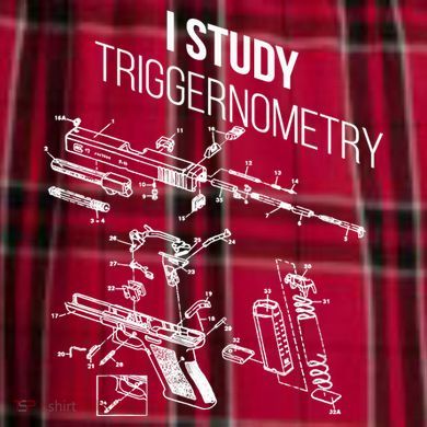 I Study Triggernometry Men's Flannel Plaid Pajama Pants