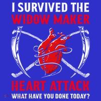 I Survived The Widow Maker Heart Attack Heart Disease Gift Women's Long Sleeve Shirt thumb 2