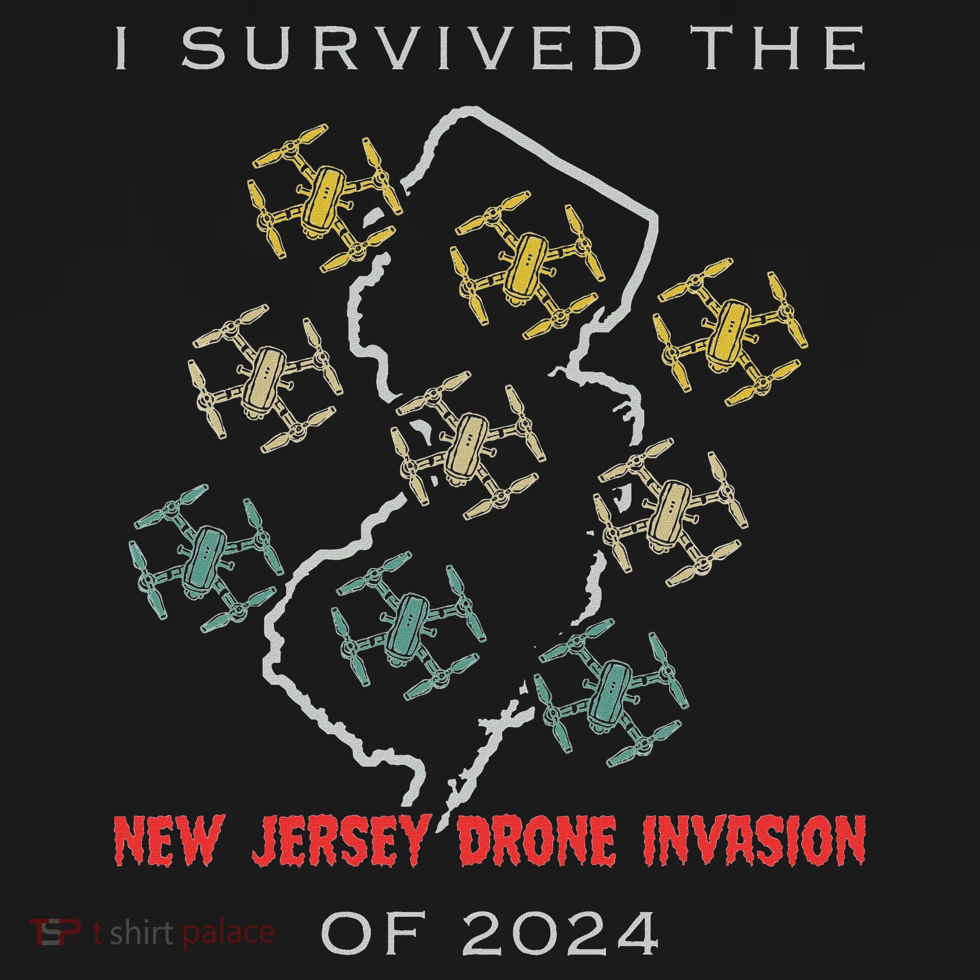 I Survived The New Jersey Drone Invasion Of 2024 Hoodie