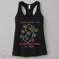 I Survived The New Jersey Drone Invasion Of 2024 Women's Tank Top thumb 3