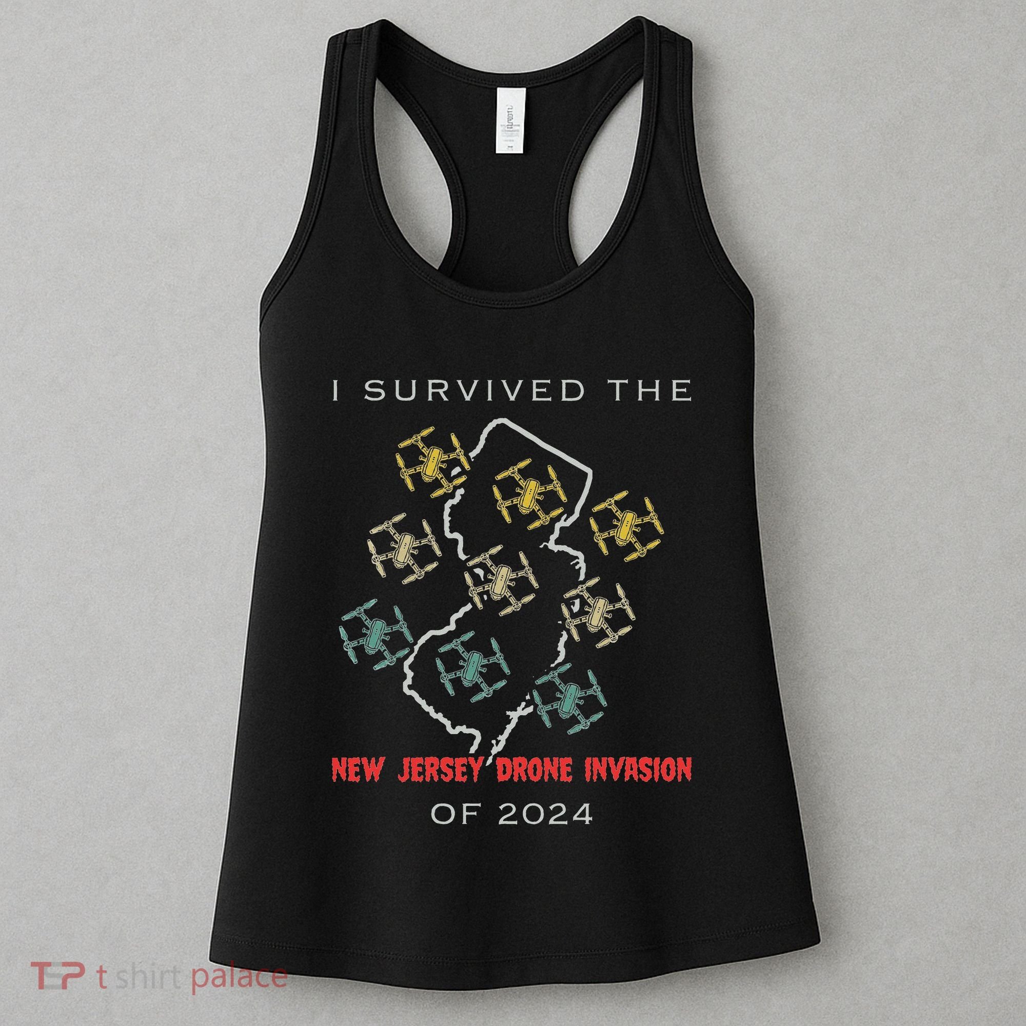 I Survived The New Jersey Drone Invasion Of 2024 Women's Tank Top