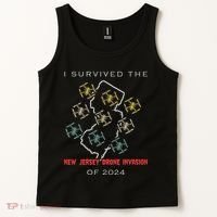 I Survived The New Jersey Drone Invasion Of 2024 Tank Top thumb 2