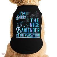 IM Sorry The Nice Bartender Is On Vacation Doggie Tank thumb 0