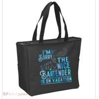IM Sorry The Nice Bartender Is On Vacation Tote Bag thumb 2