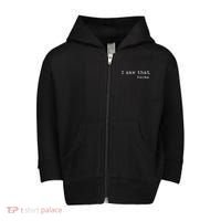 I Saw That Karma Toddler Zip Fleece Hoodie thumb 0