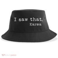 I Saw That Karma Sustainable Bucket Hat thumb 0