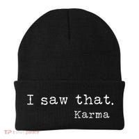 I Saw That Karma Beanie thumb 0