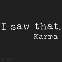 I Saw That Karma Beanie thumb 2