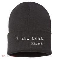 I Saw That Karma Sustainable Knit Beanie thumb 0