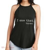 I Saw That Karma Women's Perfect Tri Rocker Tank thumb 2