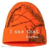 I Saw That Karma Kati Licensed 12" Camo Cuffed Beanie thumb 0