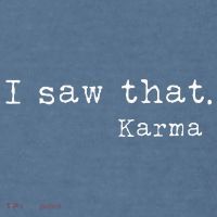 I Saw That Karma Comfort Colors Garment-Dyed Hooded Sweatshirt thumb 2