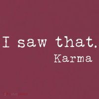 I Saw That Karma 16oz Travel Tumbler thumb 2