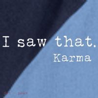 I Saw That Karma Raglan Baseball Sleeve Shirt thumb 2