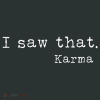 I Saw That Karma Infant Baby Jersey Bodysuit thumb 2