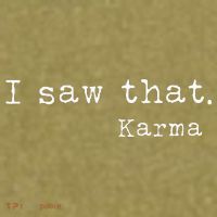 I Saw That Karma Garment-Dyed Women's Muscle Tee thumb 6