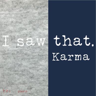 I Saw That Karma Kids Colorblock Raglan Jersey