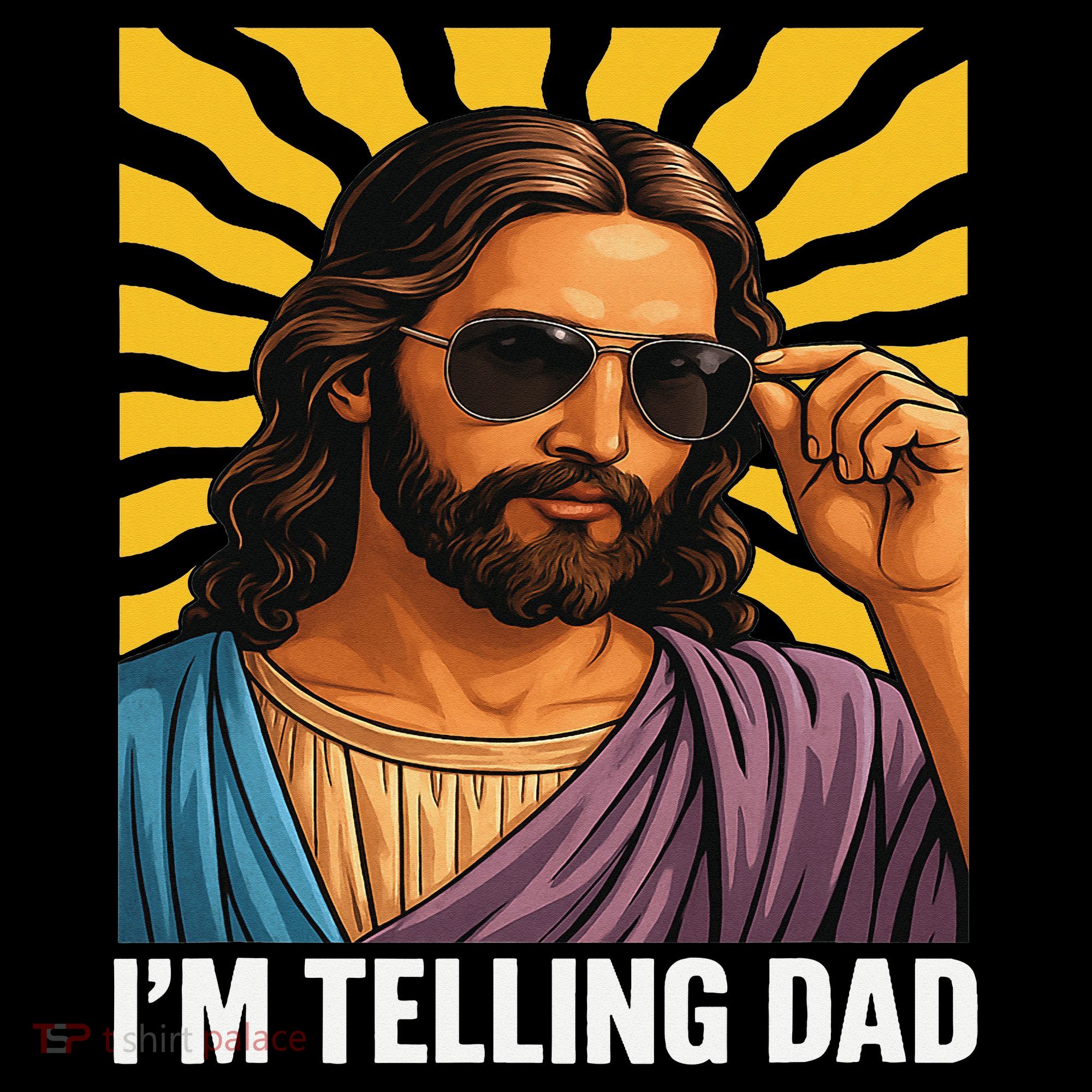 I Saw That Im Telling Dad Funny Religious Christian Jesus Coffee Mug