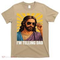 I Saw That Im Telling Dad Funny Religious Christian Jesus T-Shirt thumb 0