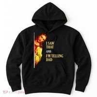 I Saw That IM Telling Dad Funny Religious Christian Jesus Hoodie thumb 0