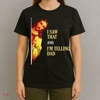 I Saw That IM Telling Dad Funny Religious Christian Jesus T-Shirt thumb 4
