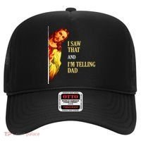 I Saw That IM Telling Dad Funny Religious Christian Jesus Hat thumb 0